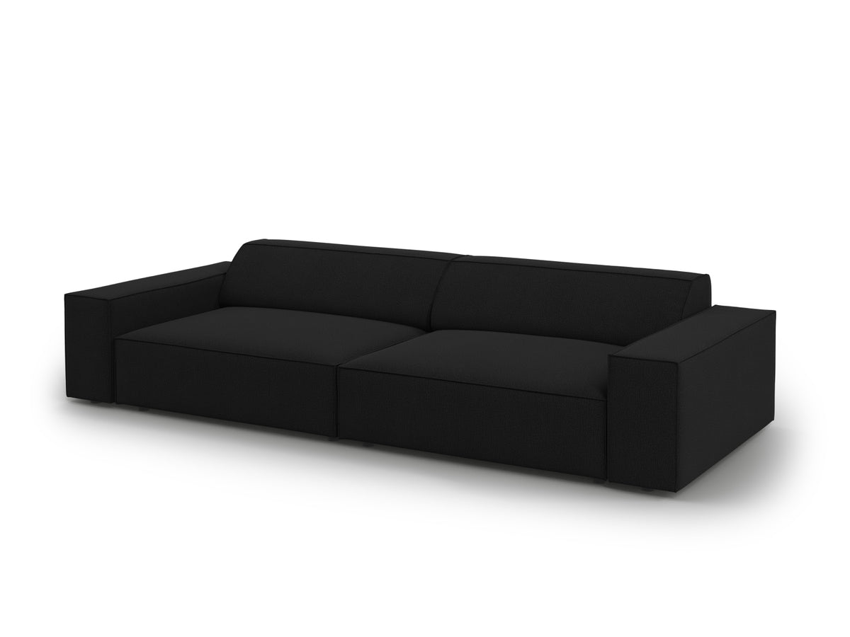 Jodie Modulares Sofa 4 Sitzer in Black-Megan präsentiert im Onlineshop von KAQTU Design AG. 3er Sofa ist von Micadoni