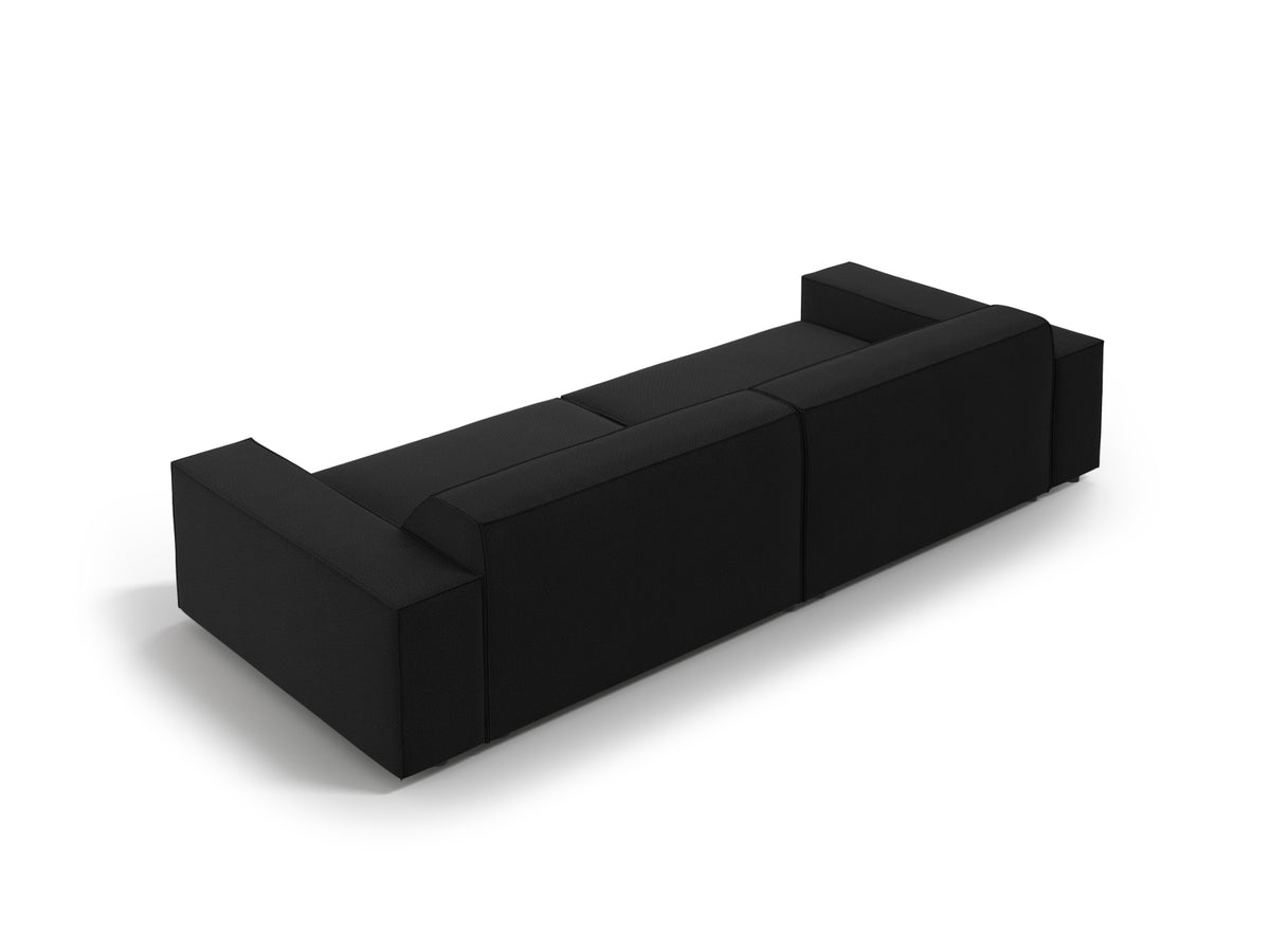 Jodie Modulares Sofa 4 Sitzer in Black-Megan präsentiert im Onlineshop von KAQTU Design AG. 3er Sofa ist von Micadoni