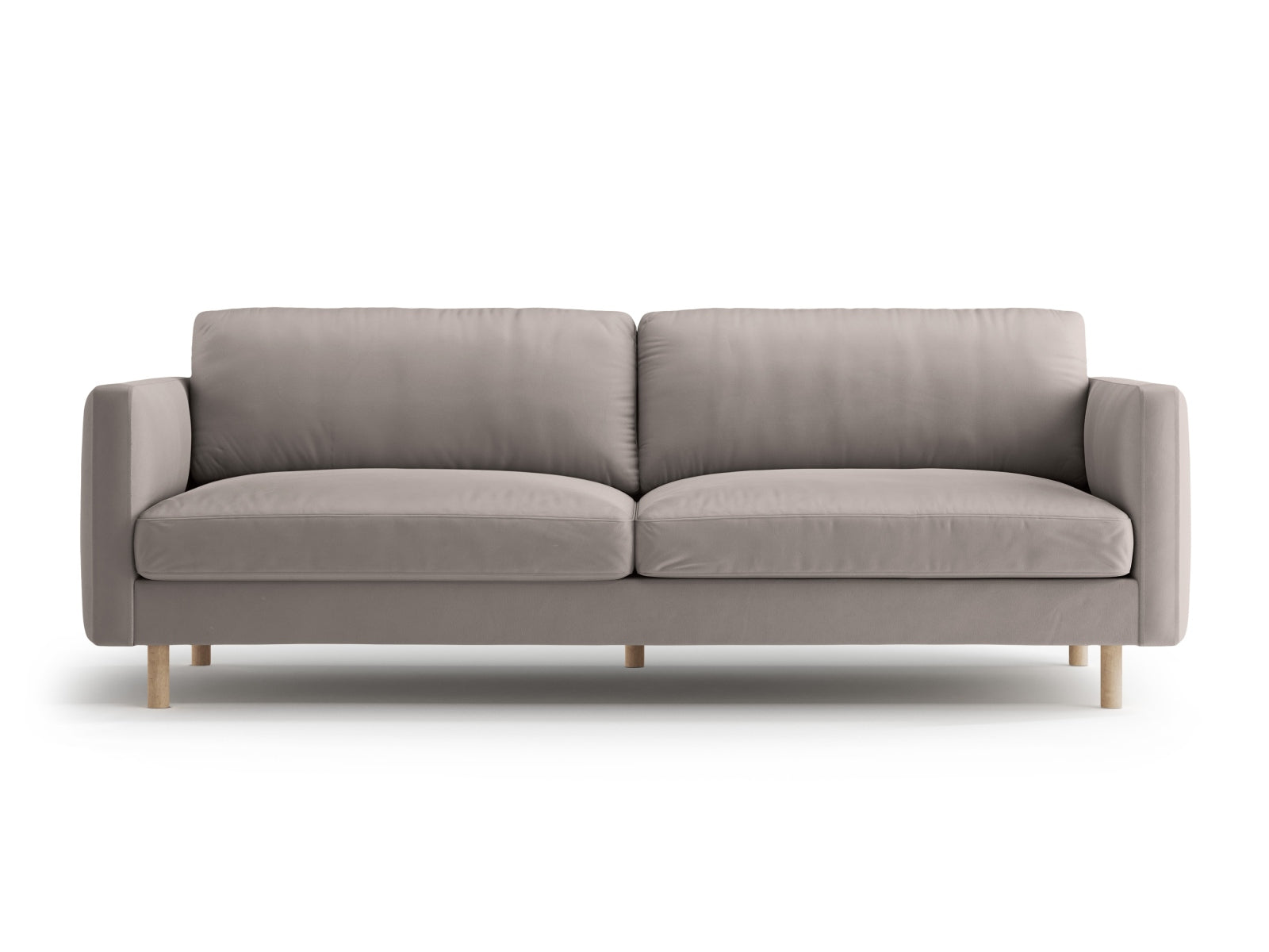 Eden Velour Sofa 4 Sitzer in Warm grey präsentiert im Onlineshop von KAQTU Design AG. 4er Sofa ist von Micadoni