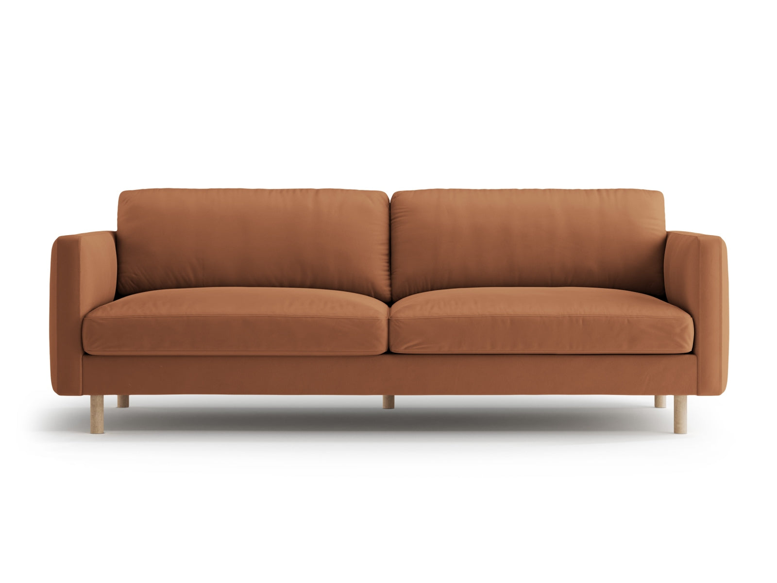 Eden Velour Sofa 4 Sitzer in Honey-Paris präsentiert im Onlineshop von KAQTU Design AG. 4er Sofa ist von Micadoni