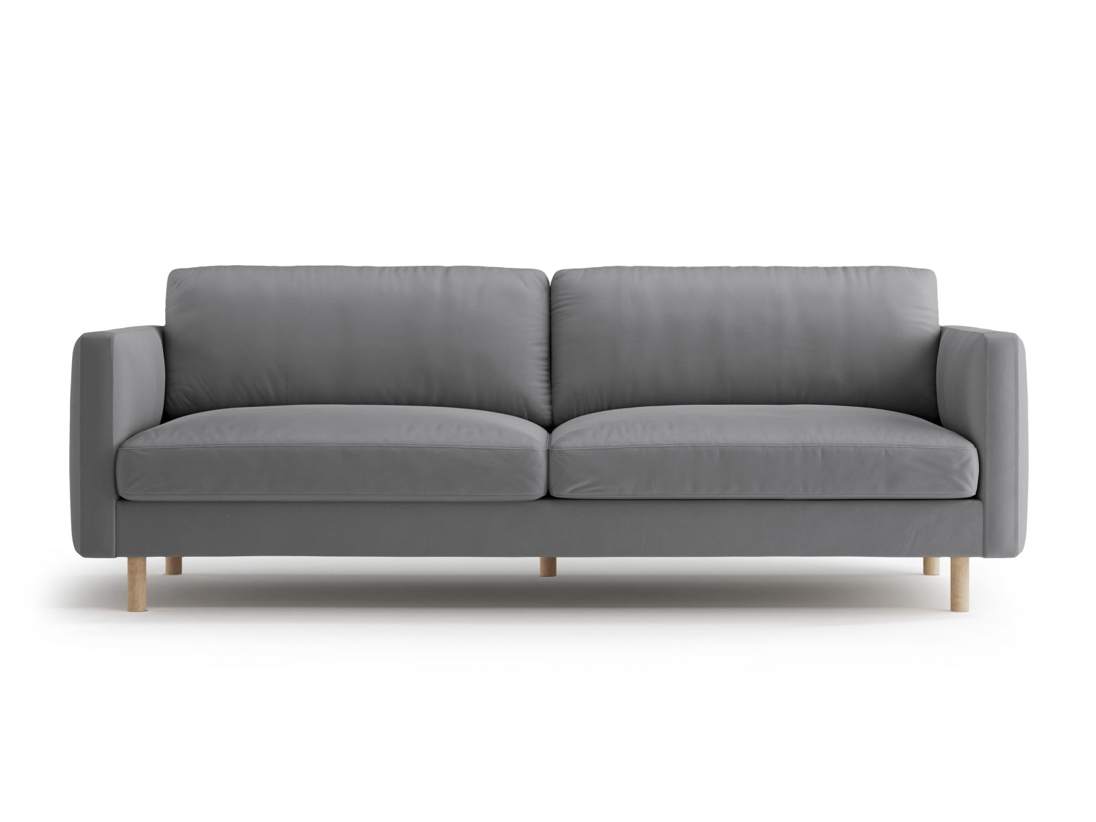 Eden Velour Sofa 4 Sitzer in Grey präsentiert im Onlineshop von KAQTU Design AG. 4er Sofa ist von Micadoni