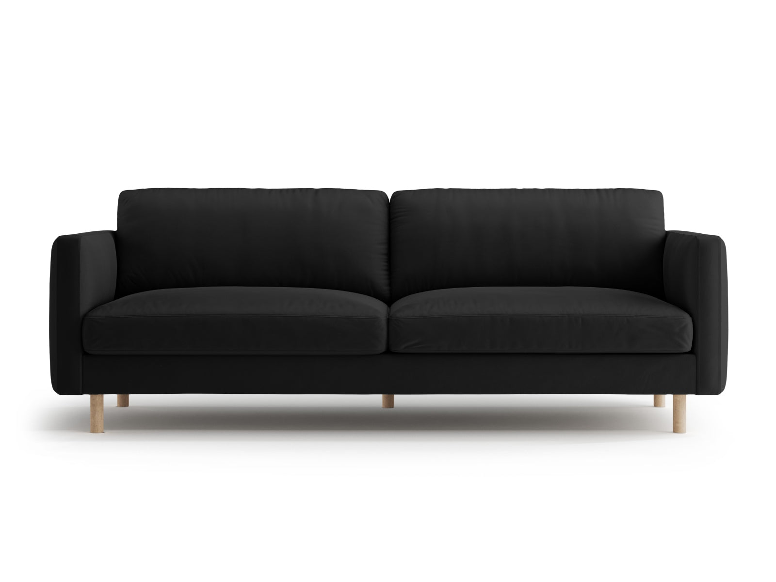 Eden Velour Sofa 4 Sitzer in Black präsentiert im Onlineshop von KAQTU Design AG. 4er Sofa ist von Micadoni