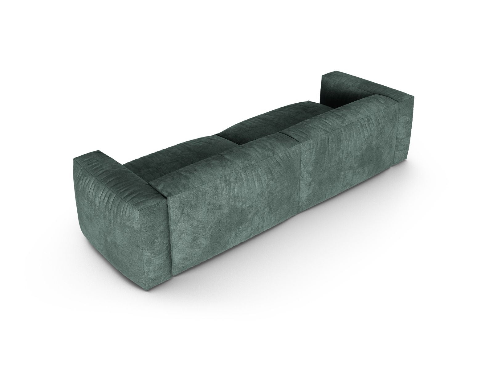 Elegantes XL 4-Sitzer Sofa Martina in stilvollem Petrol-Vogue, ideal für gesellige Runden und zeitgemäße Einrichtung.
