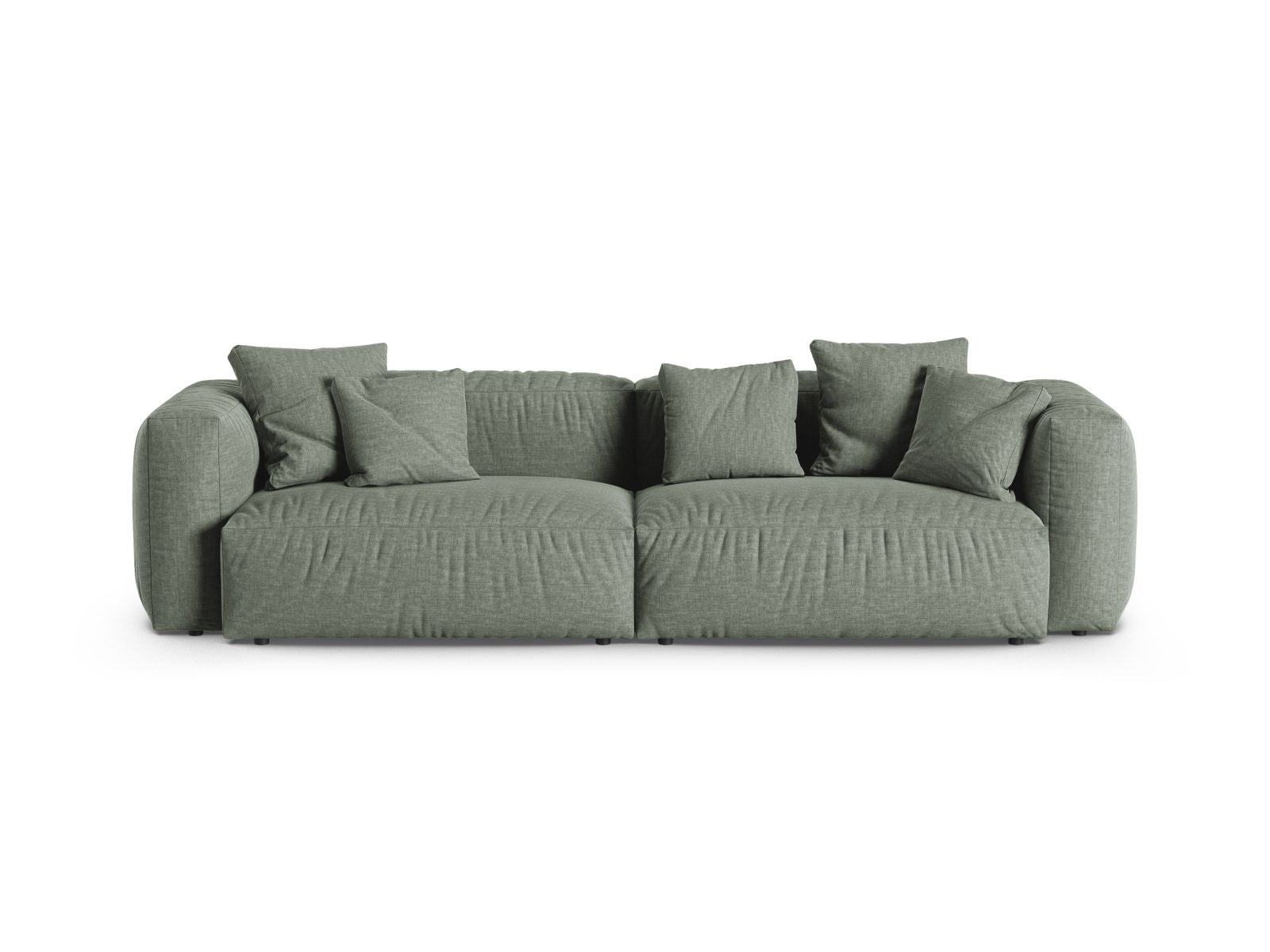4-Sitzer Modular Sofa XL Martina in Moss Green-Boston präsentiert im Onlineshop von KAQTU Design AG. 4er Sofa ist von Micadoni