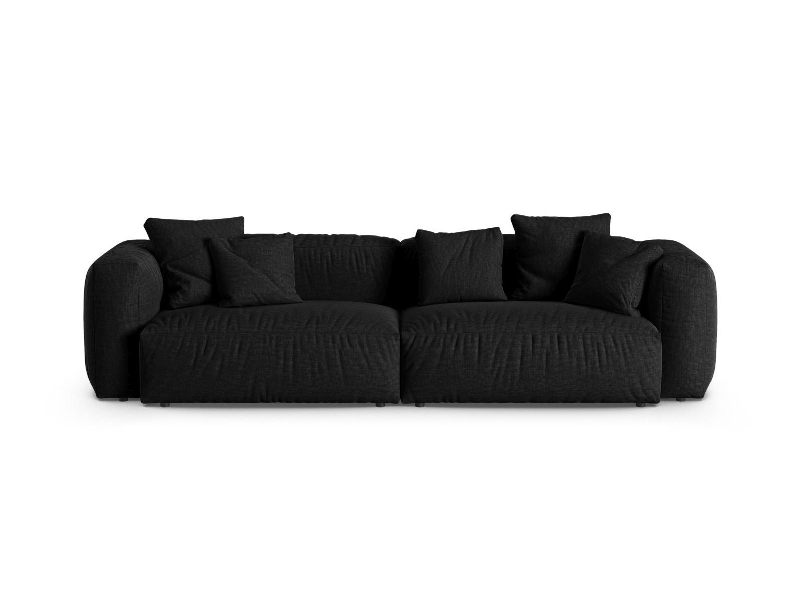 4-Sitzer Modular Sofa XL Martina in Black-Boston präsentiert im Onlineshop von KAQTU Design AG. 4er Sofa ist von Micadoni
