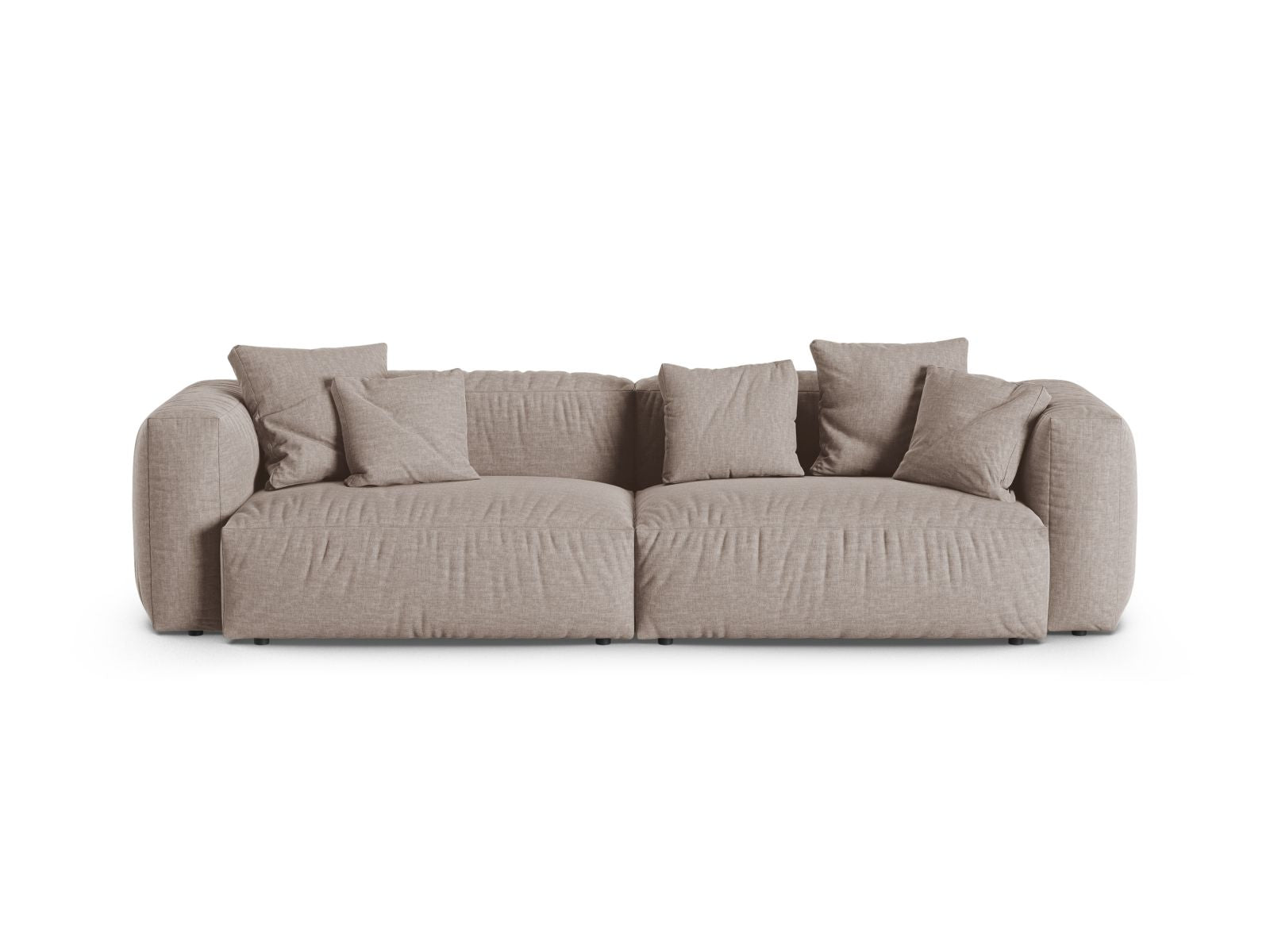 4-Sitzer Modular Sofa XL Martina in Dark Beige-Boston präsentiert im Onlineshop von KAQTU Design AG. 4er Sofa ist von Micadoni