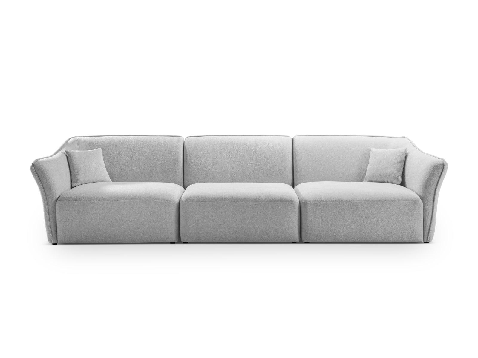 Hailey Sofa 5 Sitzer in Light Grey präsentiert im Onlineshop von KAQTU Design AG. Sofa ist von Micadoni