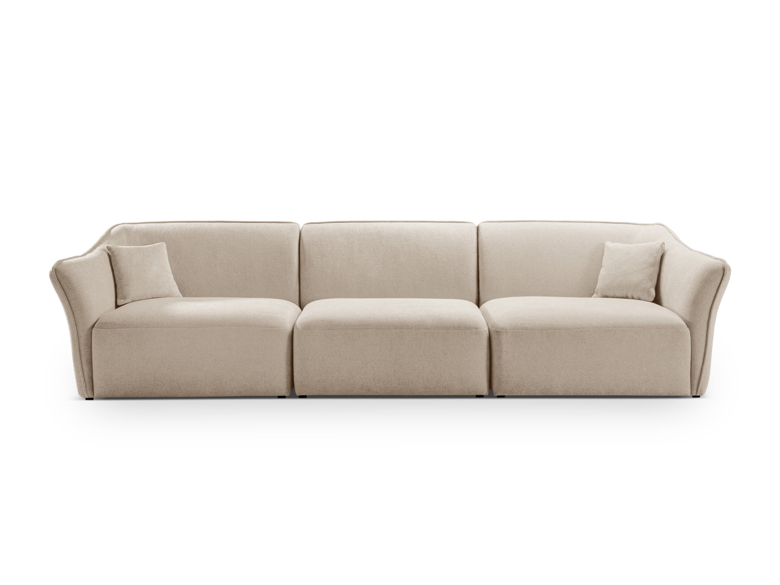 Hailey Sofa 5 Sitzer in Light Beige präsentiert im Onlineshop von KAQTU Design AG. Sofa ist von Micadoni