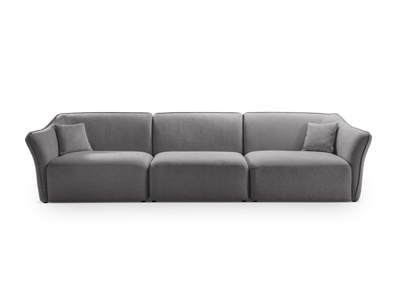 Hailey Sofa 5 Sitzer in Dark Grey präsentiert im Onlineshop von KAQTU Design AG. Sofa ist von Micadoni
