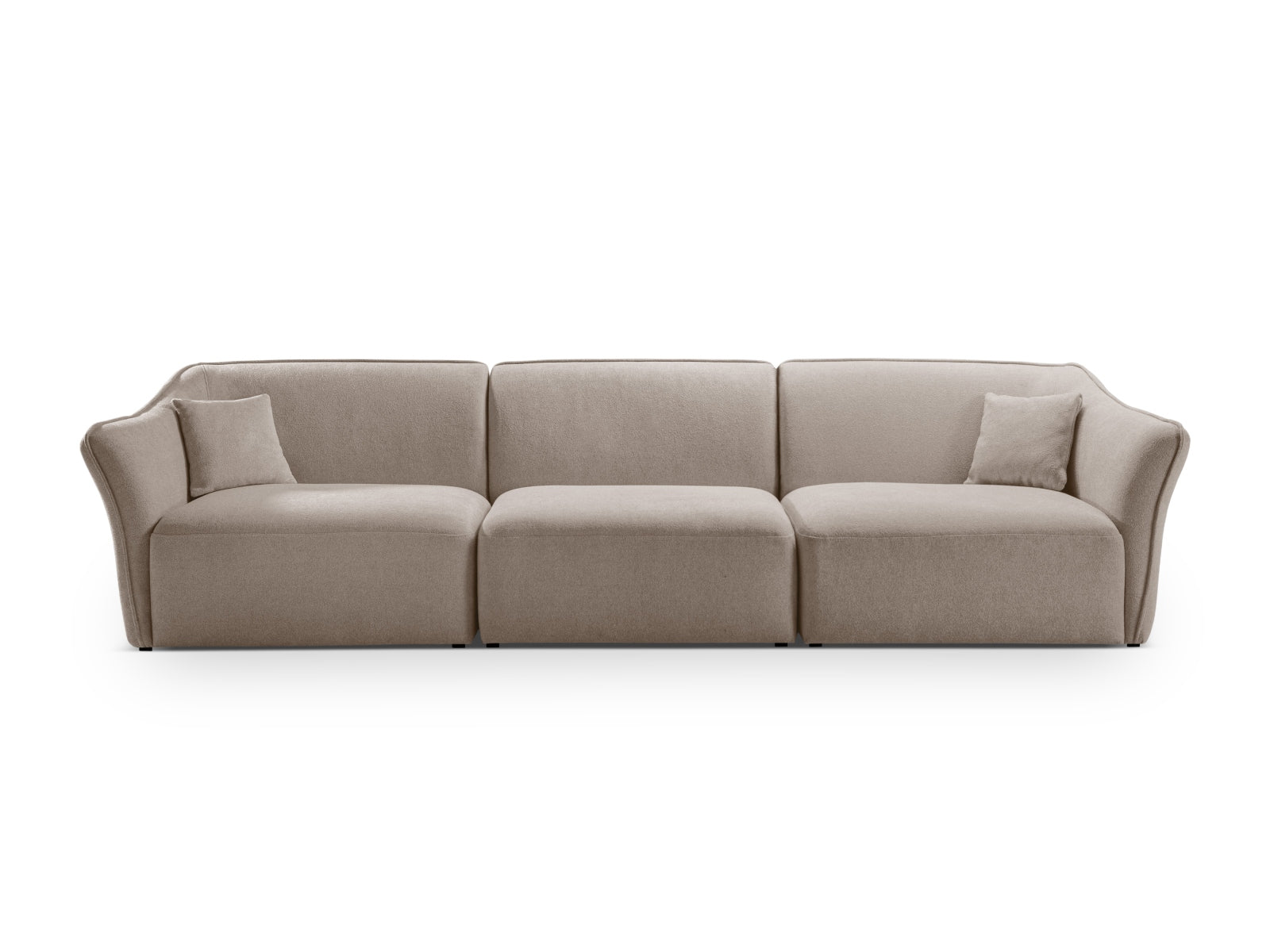 Hailey Sofa 5 Sitzer in Dark Beige präsentiert im Onlineshop von KAQTU Design AG. Sofa ist von Micadoni