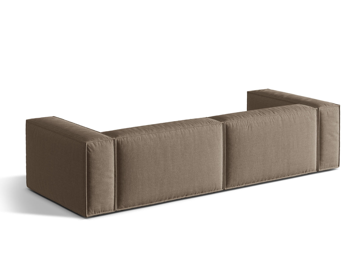 5-Sitzer Sofa Nuria in Cappuccino-Liberty präsentiert im Onlineshop von KAQTU Design AG. 5er Sofa ist von Micadoni