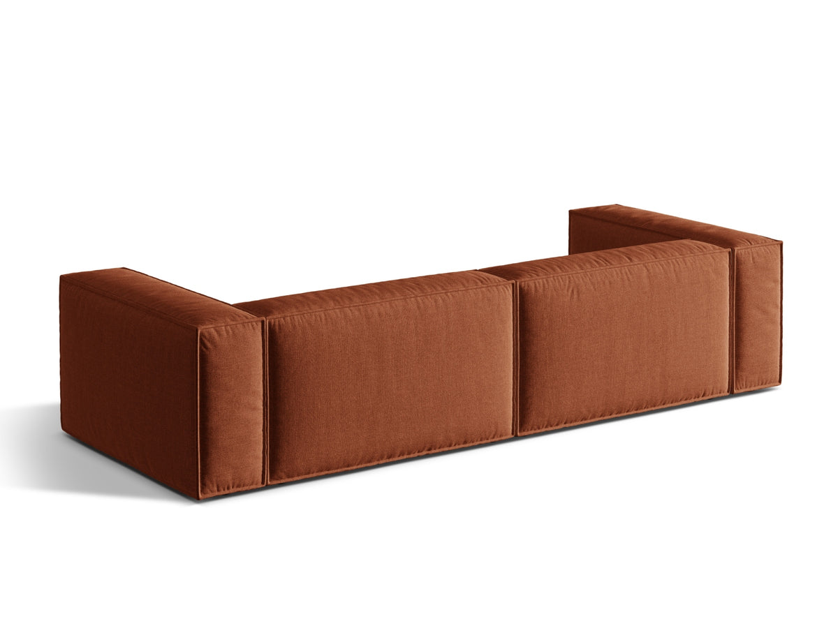 5-Sitzer Sofa Nuria in Brick-Liberty präsentiert im Onlineshop von KAQTU Design AG. 5er Sofa ist von Micadoni