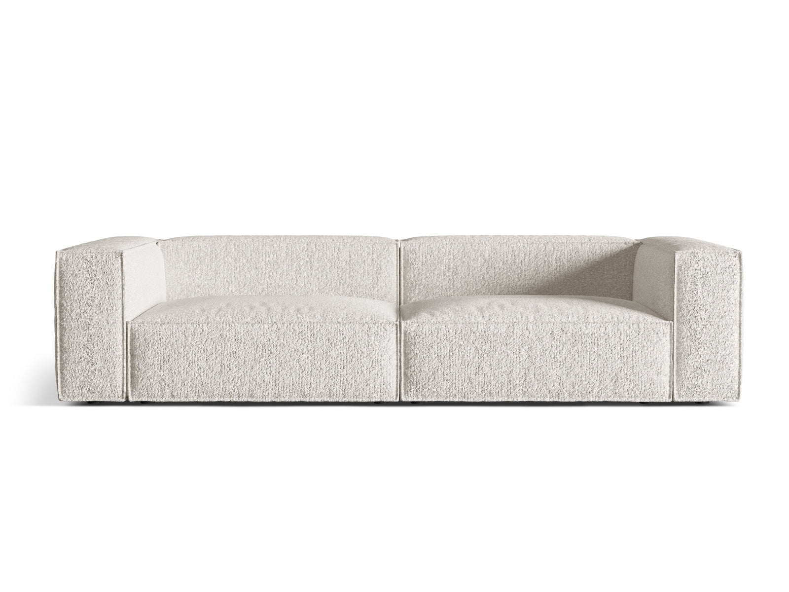 Nuria Sofa 5 Sitzer in Grey Beige Melange-Monet präsentiert im Onlineshop von KAQTU Design AG. Sofa ist von Micadoni