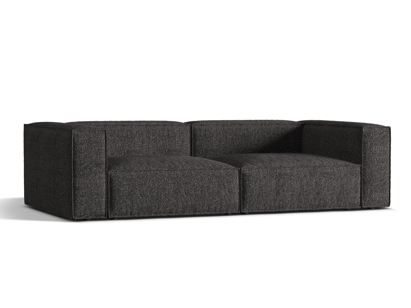 Elegantes Nuria Sofa mit 5 Sitzen in Anthrazit, ideal für stilvolle Wohnräume. Hochwertige Verarbeitung von Micadoni.