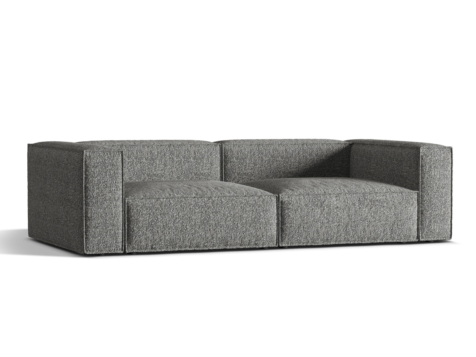 Elegantes Nuria Sofa mit 5 Sitzen in Graphit, ideal für stilvolle Wohnräume. Hochwertige Verarbeitung von Micadoni.