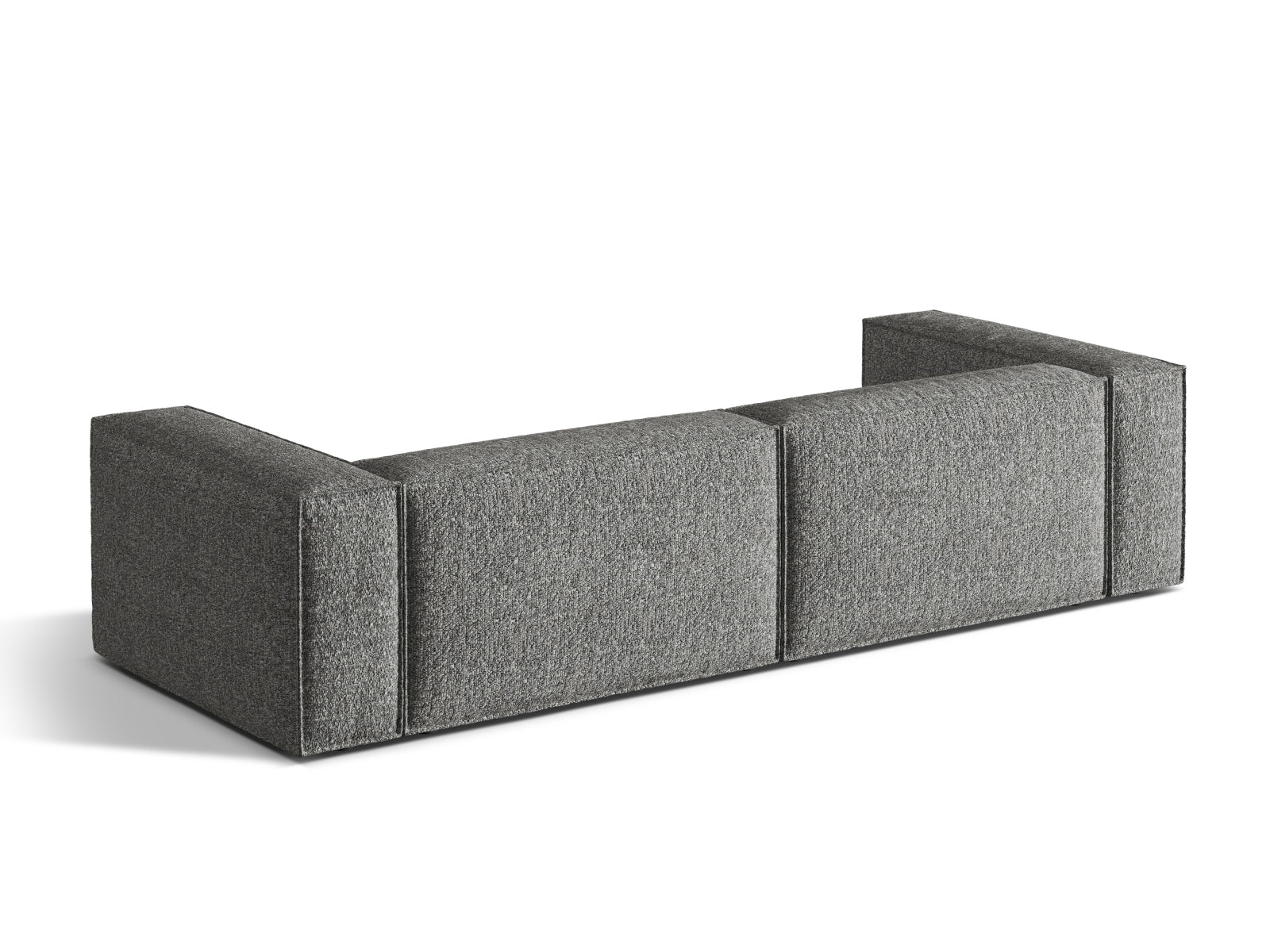 Modernes 5-Sitzer Nuria Sofa in Graphit von Micadoni, perfekt für gemütliche Abende und stilvolle Einrichtung. Hochwertige Materialien und Design.