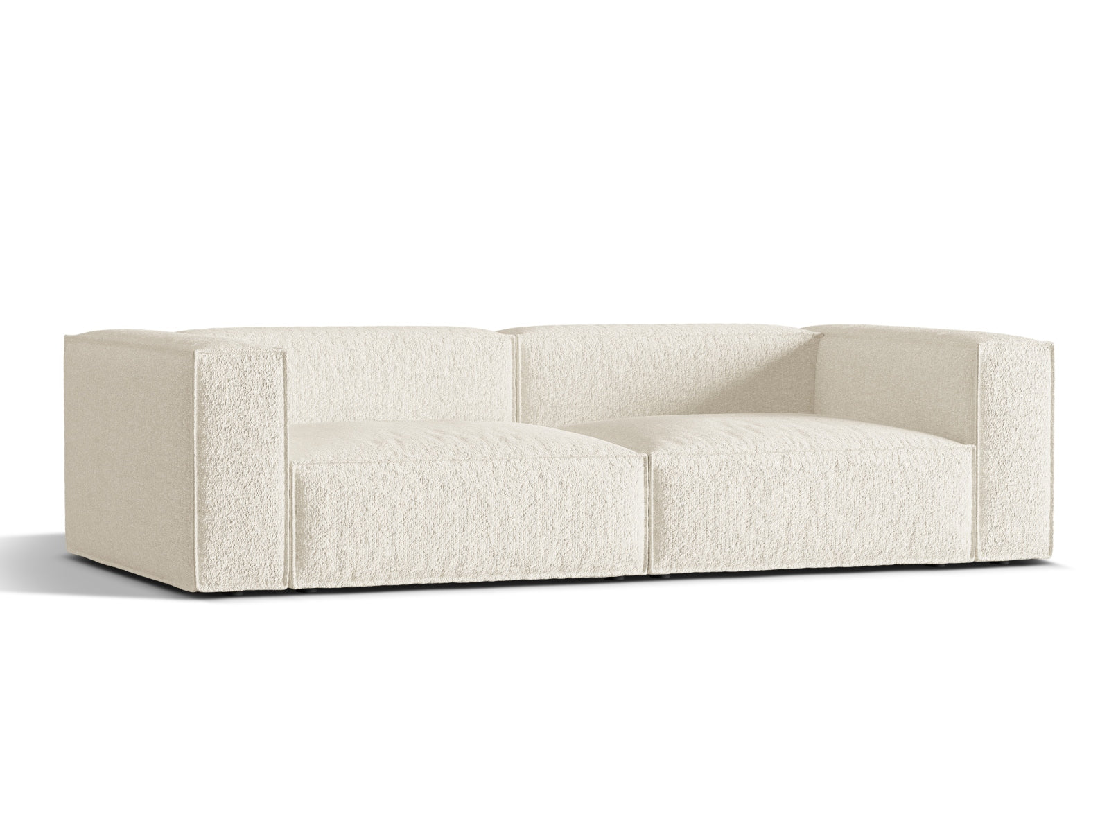 Elegantes Nuria Sofa mit 5 Sitzen in Ivory-Monet, ideal für stilvolle Wohnräume. Hochwertige Verarbeitung von Micadoni.