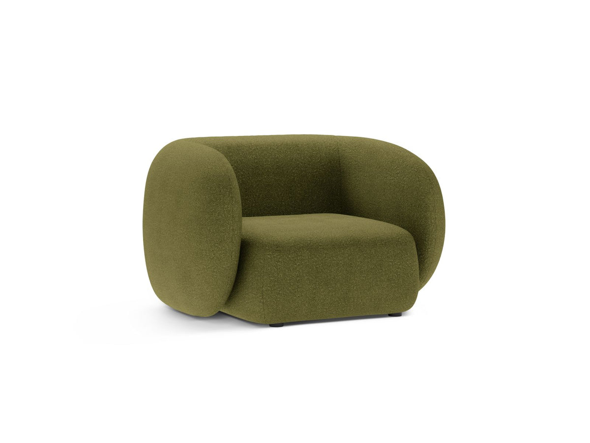 Sessel Kate in Dark Olive Green-Baloo präsentiert im Onlineshop von KAQTU Design AG. Sessel ist von Micadoni