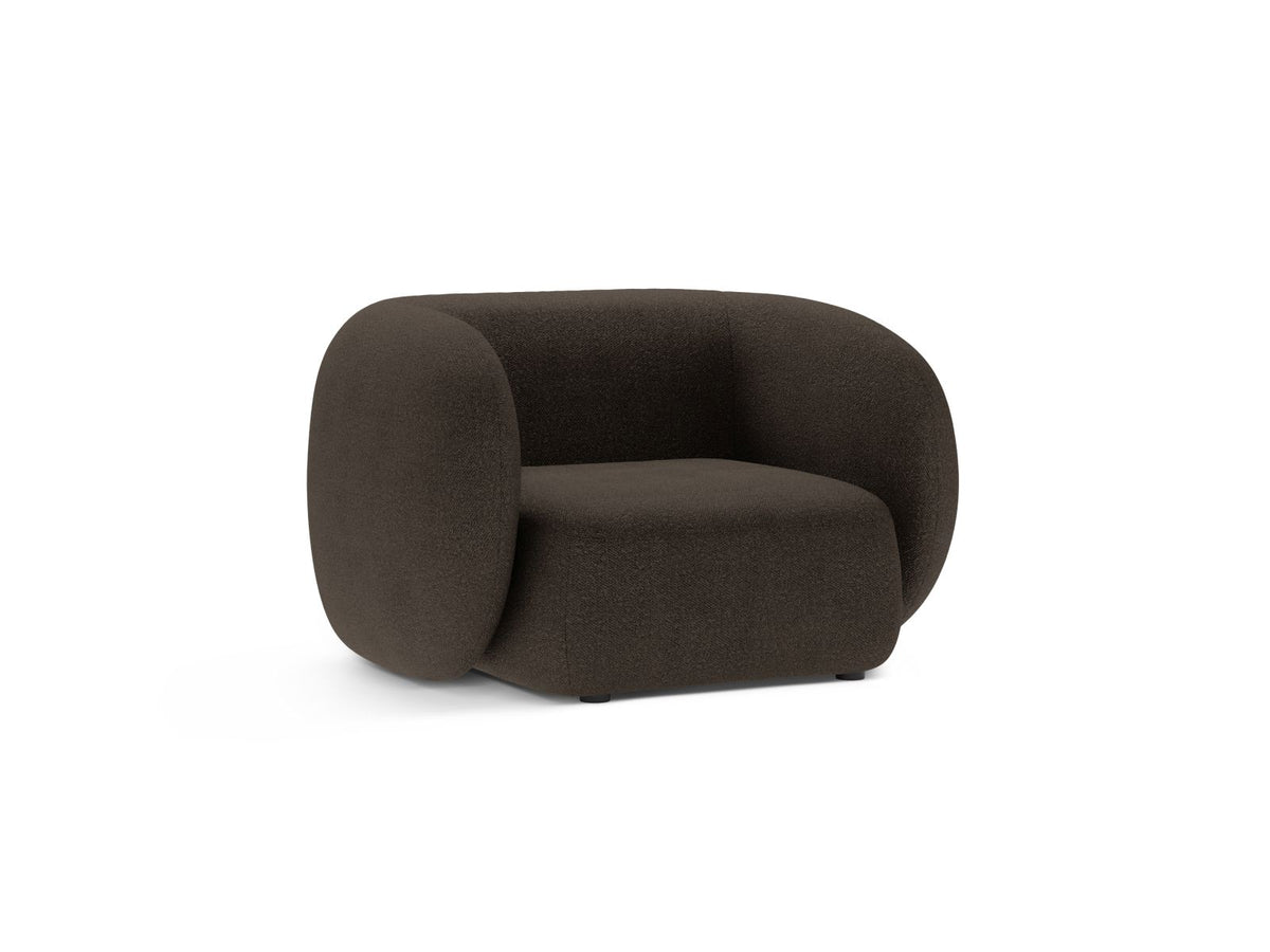 Sessel Kate in Brown-Baloo präsentiert im Onlineshop von KAQTU Design AG. Sessel ist von Micadoni