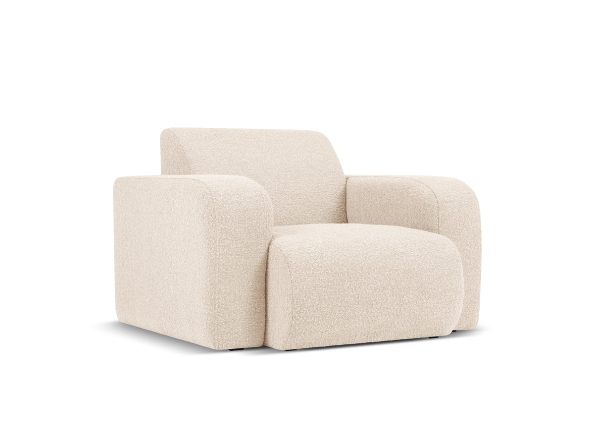 Molino Boucle Sessel 1 Sitz in Beige-Baloo präsentiert im Onlineshop von KAQTU Design AG. Sessel ist von Micadoni