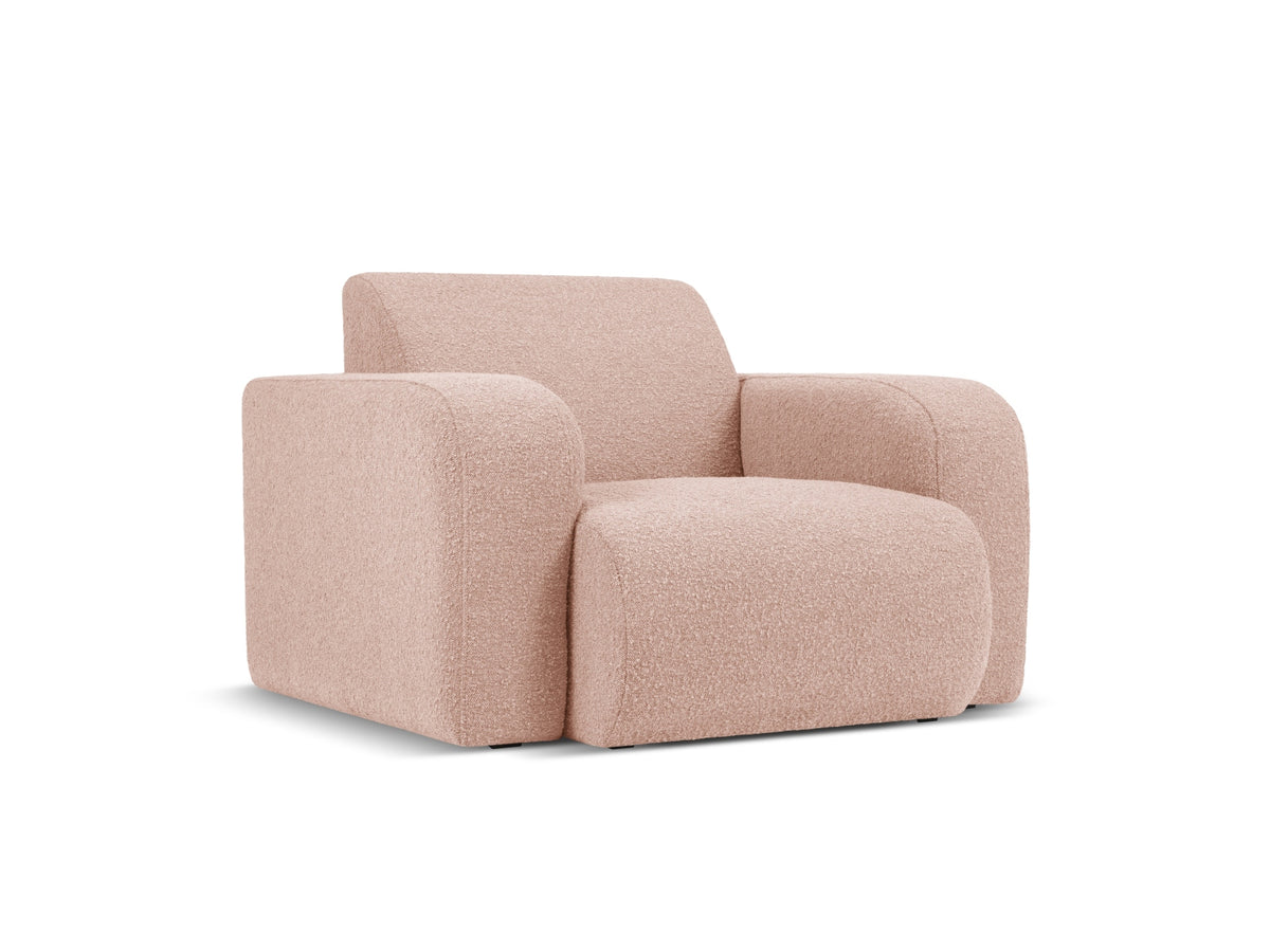 Molino Boucle Sessel 1 Sitz in Powder Pink-Baloo präsentiert im Onlineshop von KAQTU Design AG. Sessel ist von Micadoni