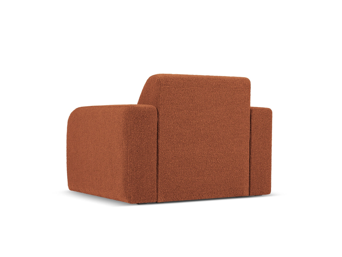 Molino Boucle Sessel 1 Sitz in Terracotta-Baloo präsentiert im Onlineshop von KAQTU Design AG. Sessel ist von Micadoni