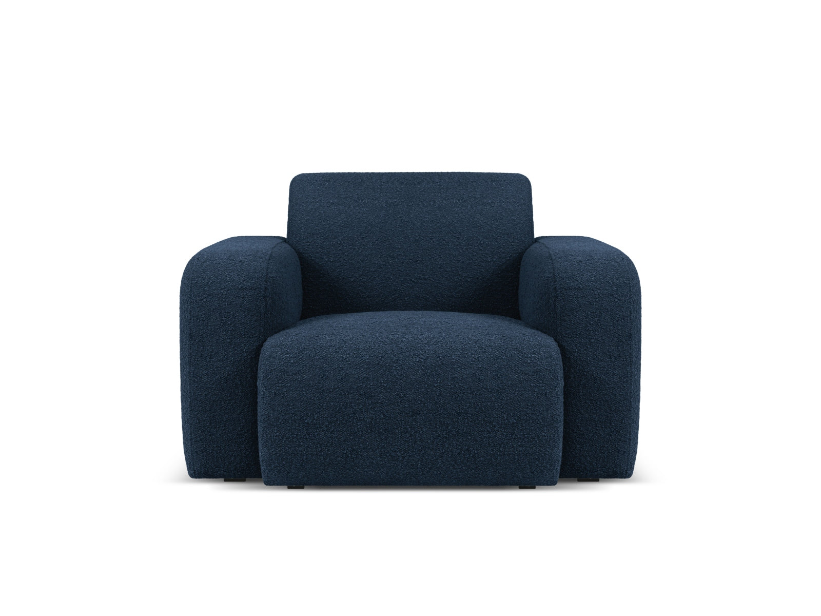 Molino Boucle Sessel 1 Sitz in Dark Blue präsentiert im Onlineshop von KAQTU Design AG. Sessel ist von Micadoni