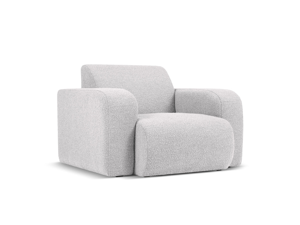Molino Boucle Sessel 1 Sitz in Light Grey-Baloo präsentiert im Onlineshop von KAQTU Design AG. Sessel ist von Micadoni