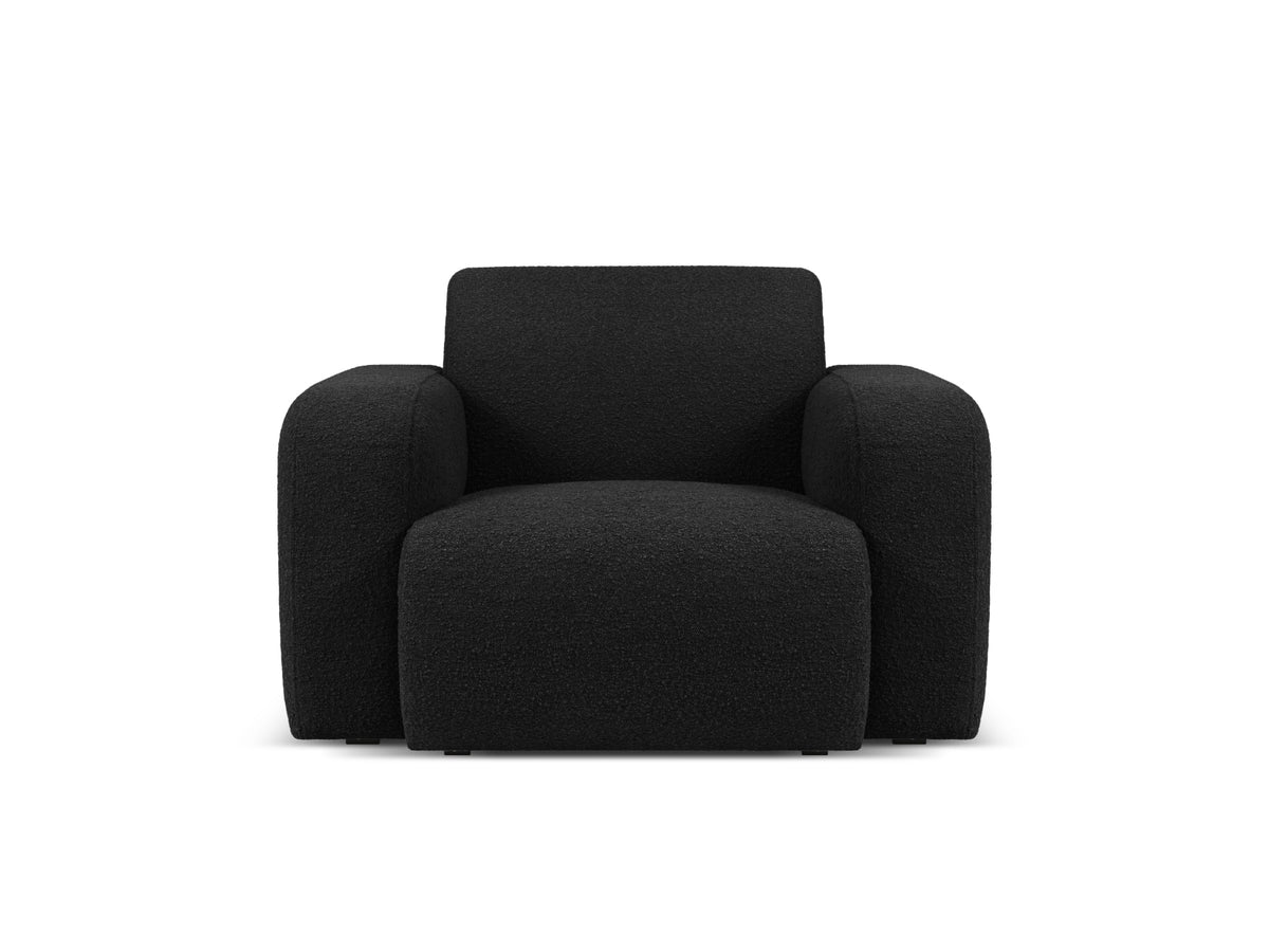 Molino Boucle Sessel 1 Sitz in Black-Baloo präsentiert im Onlineshop von KAQTU Design AG. Sessel ist von Micadoni