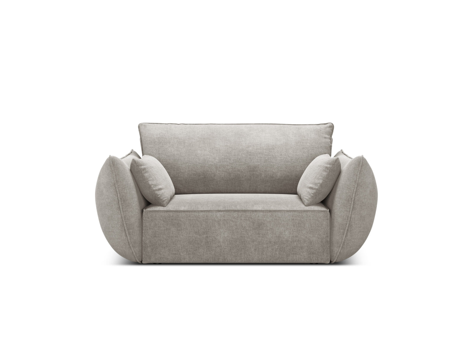 Kaelle Sessel 1 Sitz in Light Grey präsentiert im Onlineshop von KAQTU Design AG. Sessel ist von Micadoni