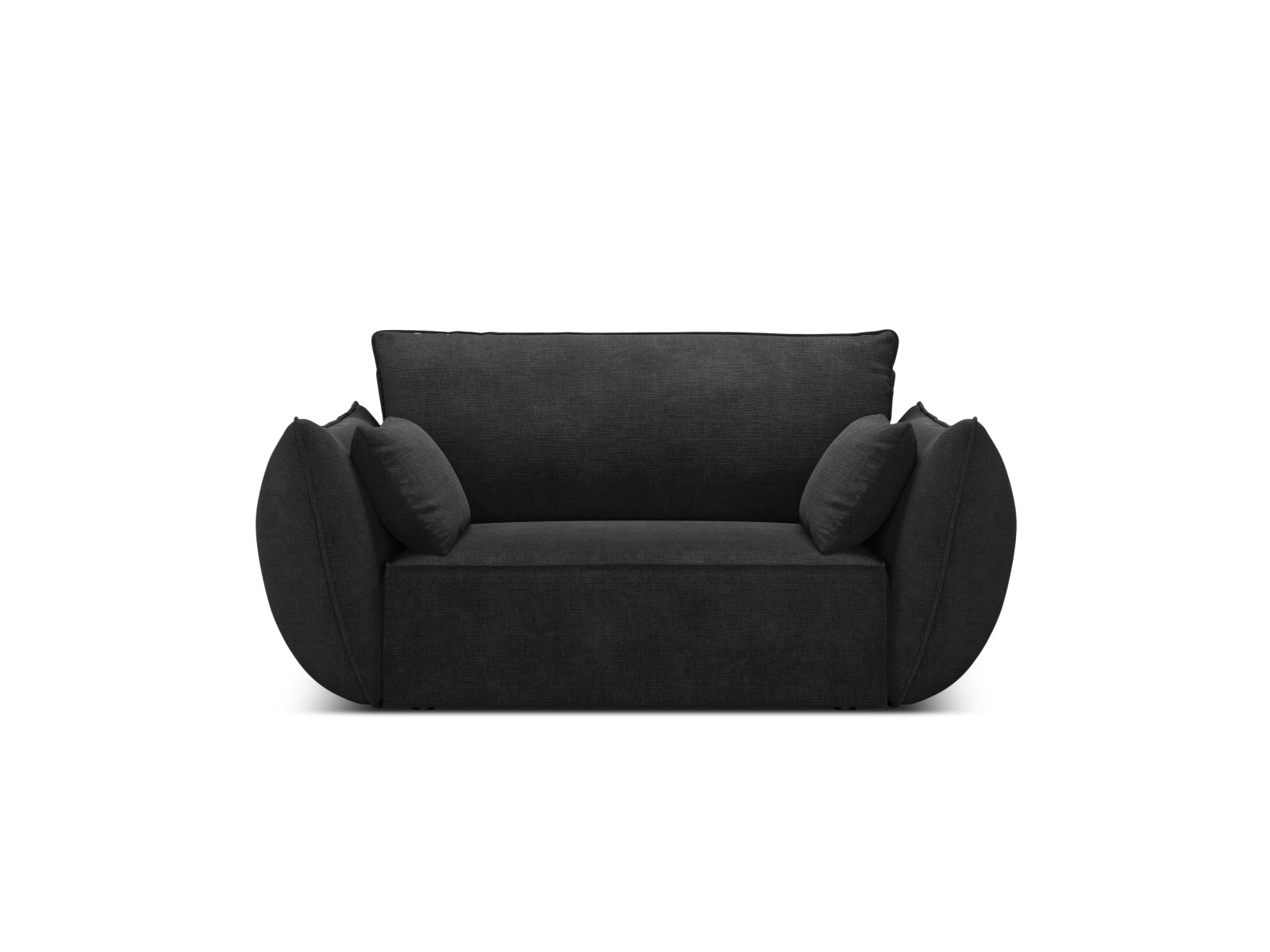 Kaelle Sessel 1 Sitz in Black-Over The Horizon präsentiert im Onlineshop von KAQTU Design AG. Sessel ist von Micadoni