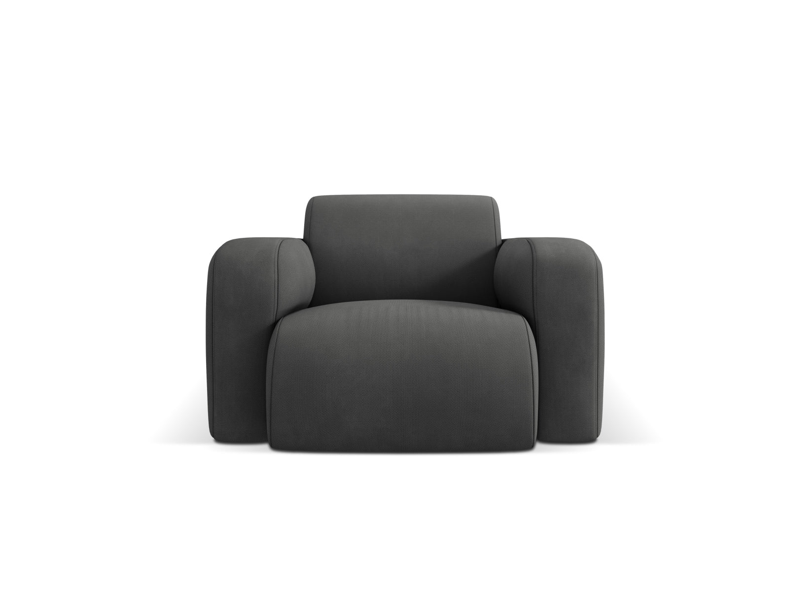 Molino Sessel 1 Sitz in Dark Grey-Rebel präsentiert im Onlineshop von KAQTU Design AG. Sessel ist von Micadoni