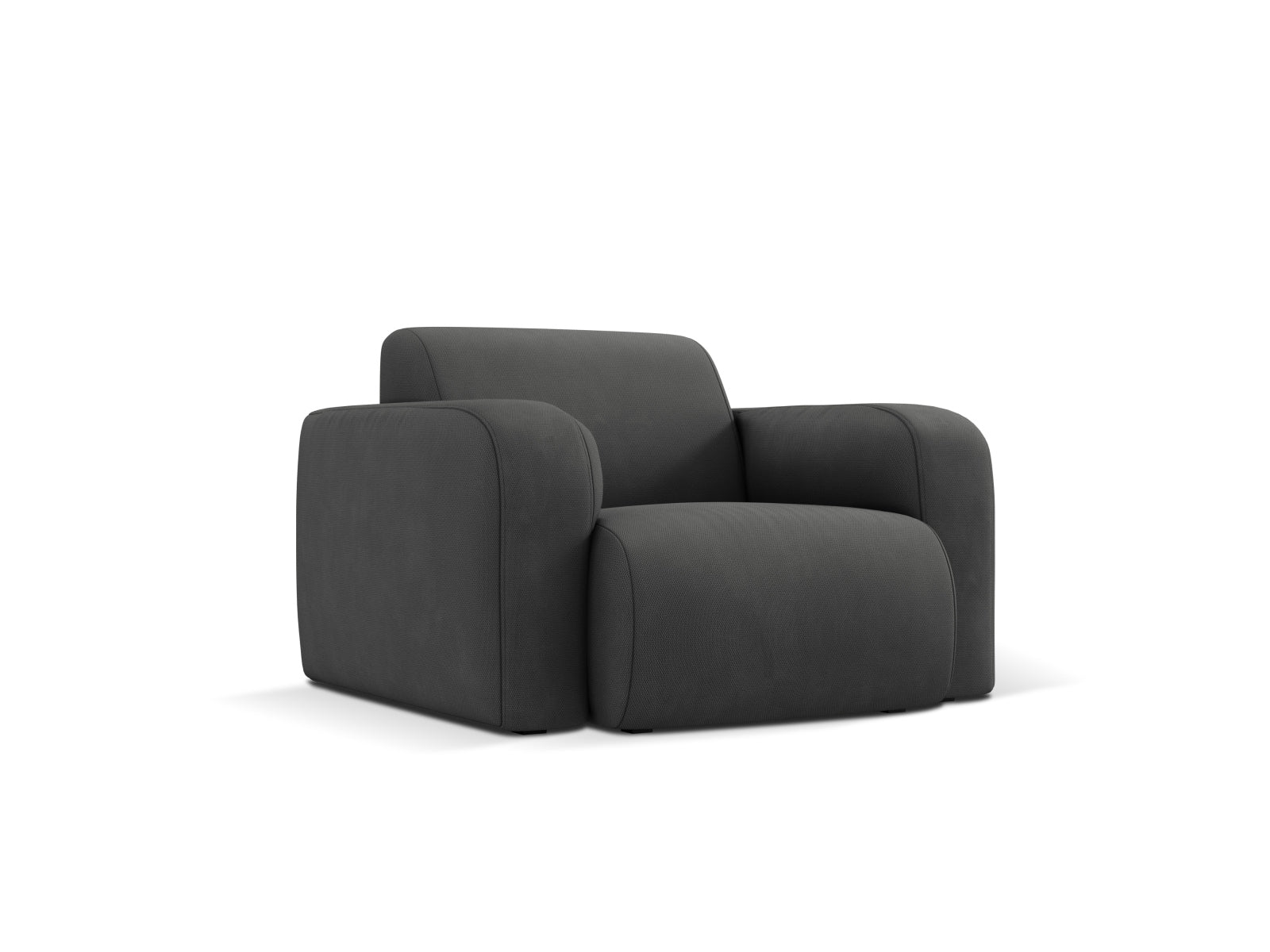 Molino Sessel 1 Sitz in Dark Grey-Rebel präsentiert im Onlineshop von KAQTU Design AG. Sessel ist von Micadoni