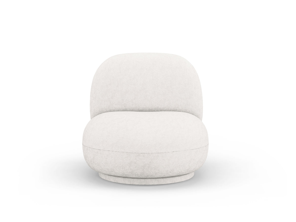 Chuck Swivel Armchair 1 Sitzer in Light Beige-Perfect Harmony präsentiert im Onlineshop von KAQTU Design AG. Drehsessel ist von Micadoni