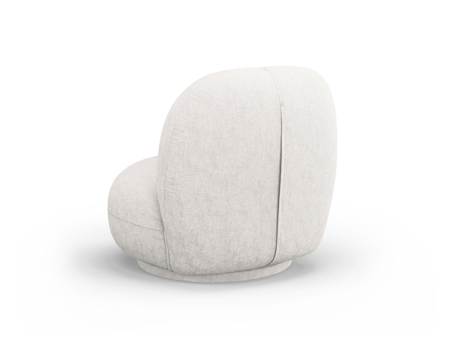 Chuck Swivel Armchair 1 Sitzer in Light Beige-Perfect Harmony präsentiert im Onlineshop von KAQTU Design AG. Drehsessel ist von Micadoni