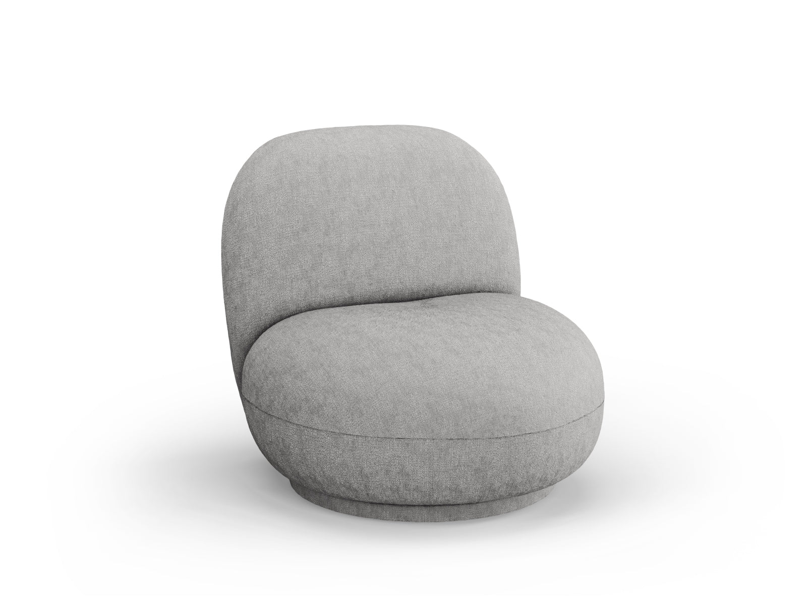 Entdecken Sie den Chuck Swivel Armchair 1 Sitzer von Micadoni – stilvoller Drehstuhl aus hochwertigem Boucle, perfekt für modernes Wohndesign.