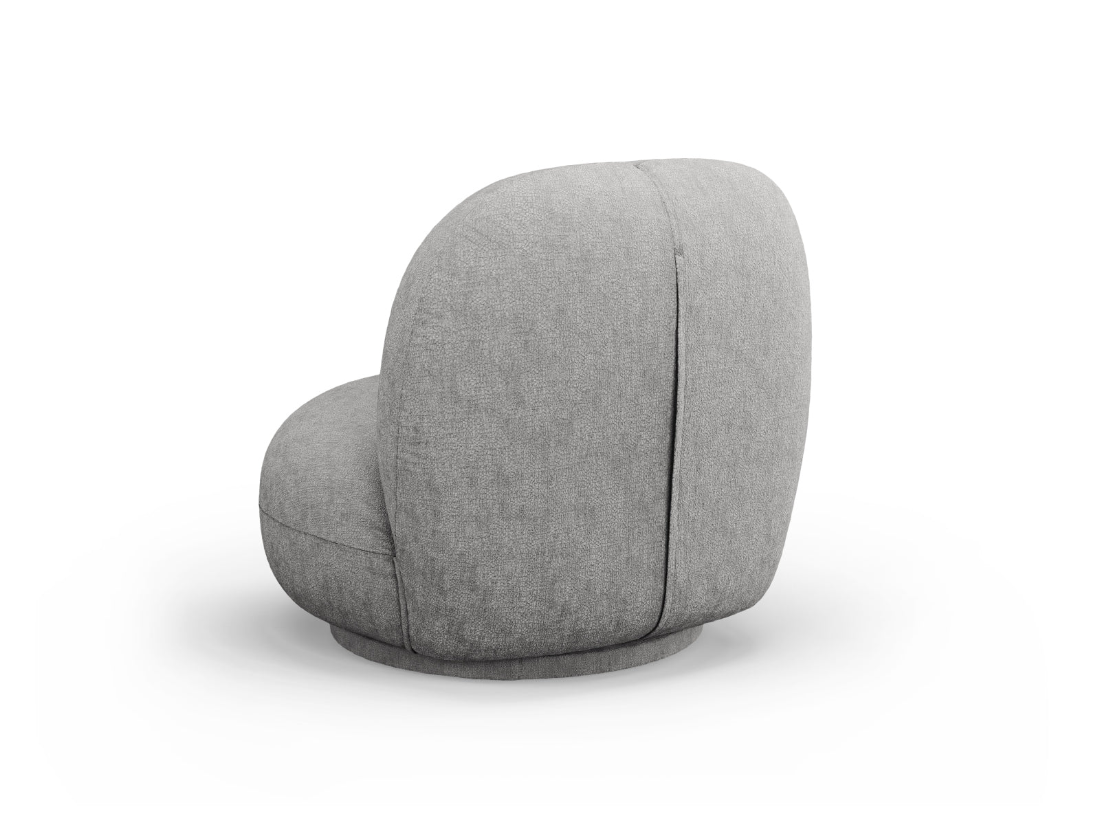 Erleben Sie den Chuck Swivel Armchair 1 Sitzer von Micadoni – eleganter Drehstuhl aus luxuriösem Boucle, ideal für Ihr modernes Zuhause.