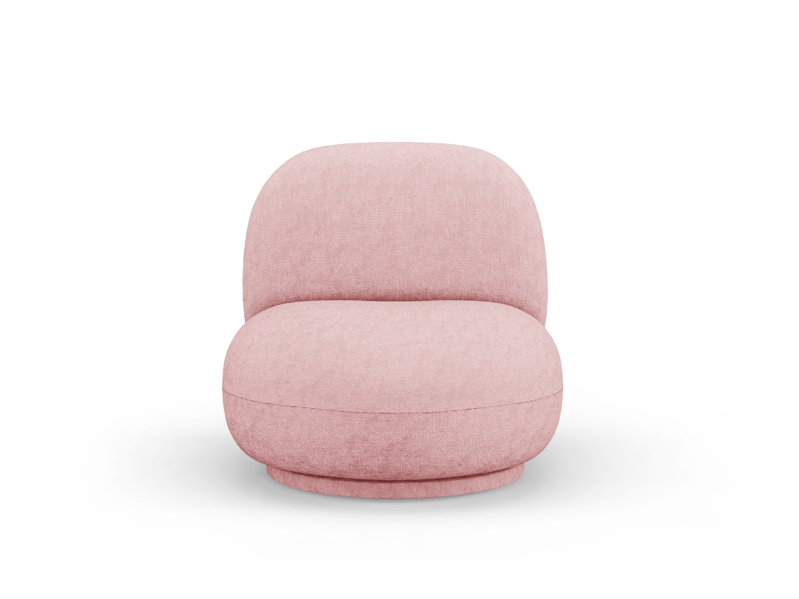 Chuck Swivel Armchair 1 Sitzer in Pink präsentiert im Onlineshop von KAQTU Design AG. Sessel ist von Micadoni