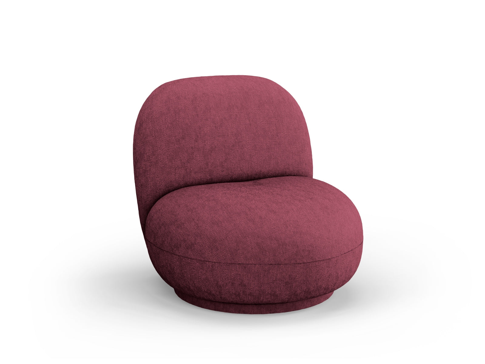 Eleganter Chuck Swivel Armchair 1 Sitzer von Micadoni in stilvollem Design, ideal für moderne Wohnräume und gemütliche Entspannung.