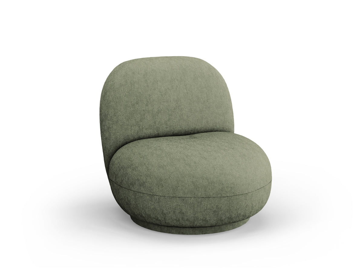 Chuck Swivel Armchair 1 Sitzer in Green-Perfect Harmony präsentiert im Onlineshop von KAQTU Design AG. Drehsessel ist von Micadoni