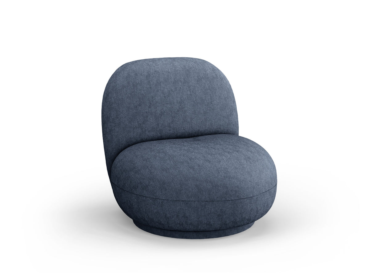 Chuck Swivel Armchair 1 Sitzer in Dark Blue-Perfect Harmony präsentiert im Onlineshop von KAQTU Design AG. Drehsessel ist von Micadoni