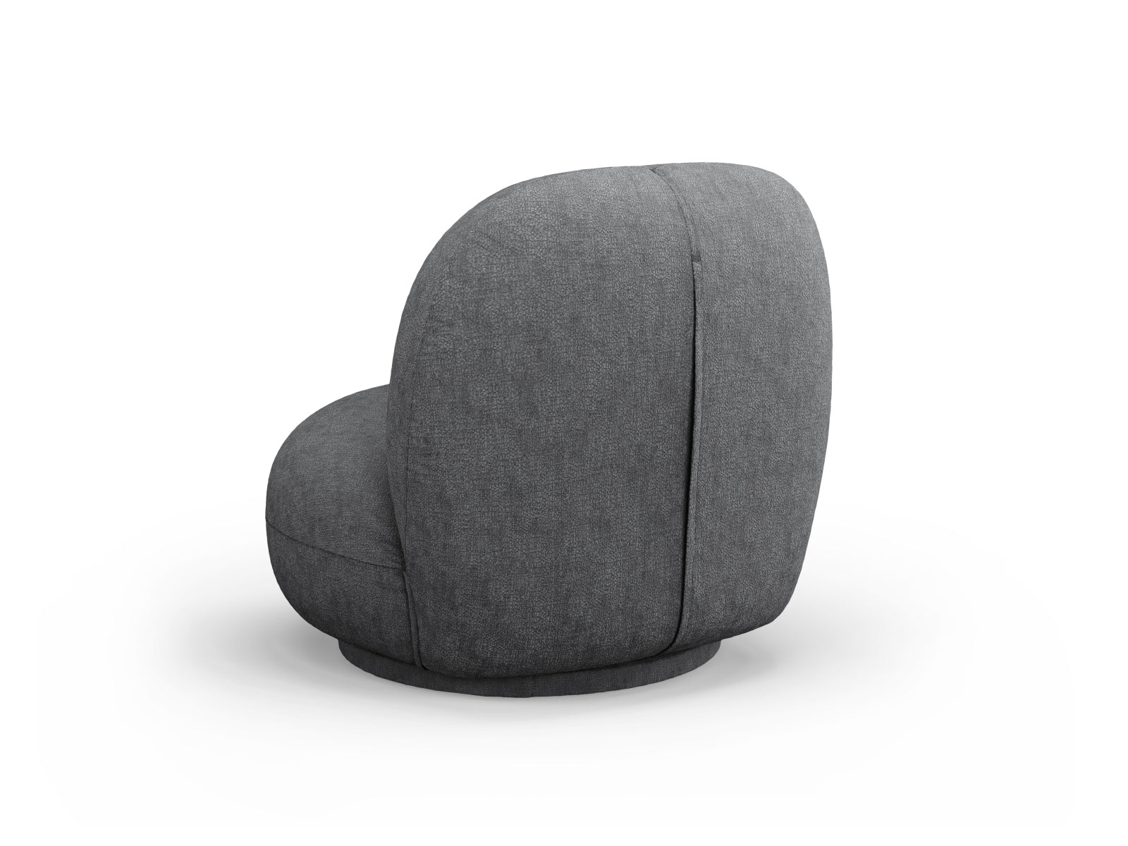 Erleben Sie den Chuck Swivel Armchair 1 Sitzer von Micadoni – eleganter Drehstuhl aus luxuriösem Boucle, ideal für zeitgemässe Einrichtung.