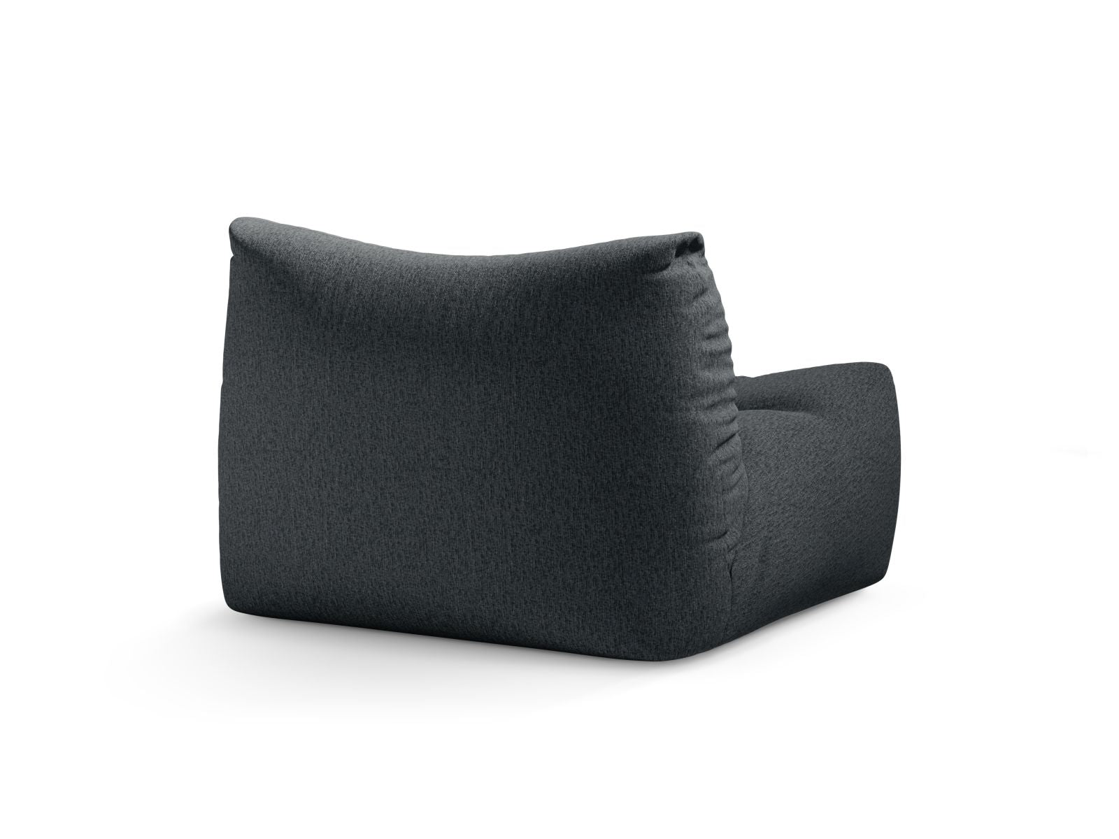Eleganter 1-Sitzer Sessel Tove in zeitlosem Dunkelgrau, ideal für stilvolle Wohnräume und entspannte Momente, erhältlich bei Micadoni.