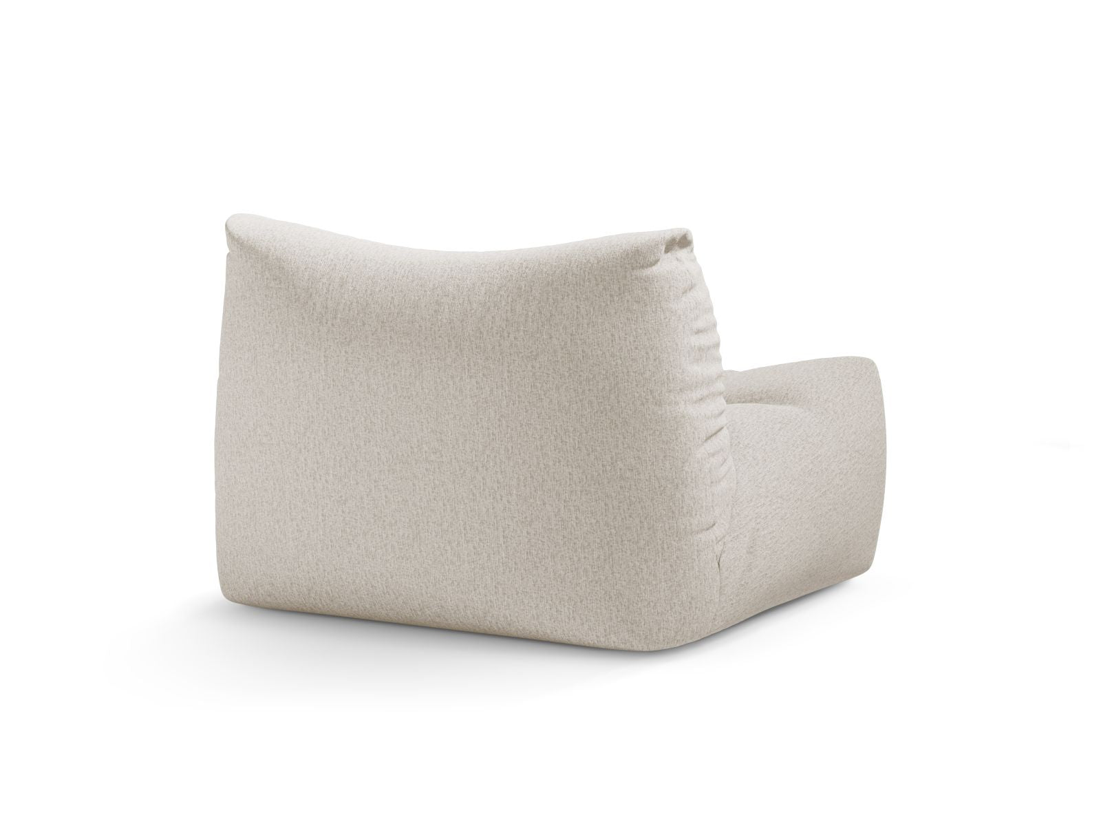 Eleganter 1-Sitzer Sessel Tove in sanftem Beige, ideal für entspannte Momente und geschmackvolle Wohnräume von Micadoni.