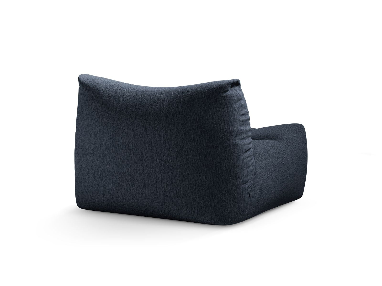 Eleganter 1-Sitzer Sessel Tove in edlem Blau, ideal für gemütliche Ecken und modernes Wohndesign von Micadoni.