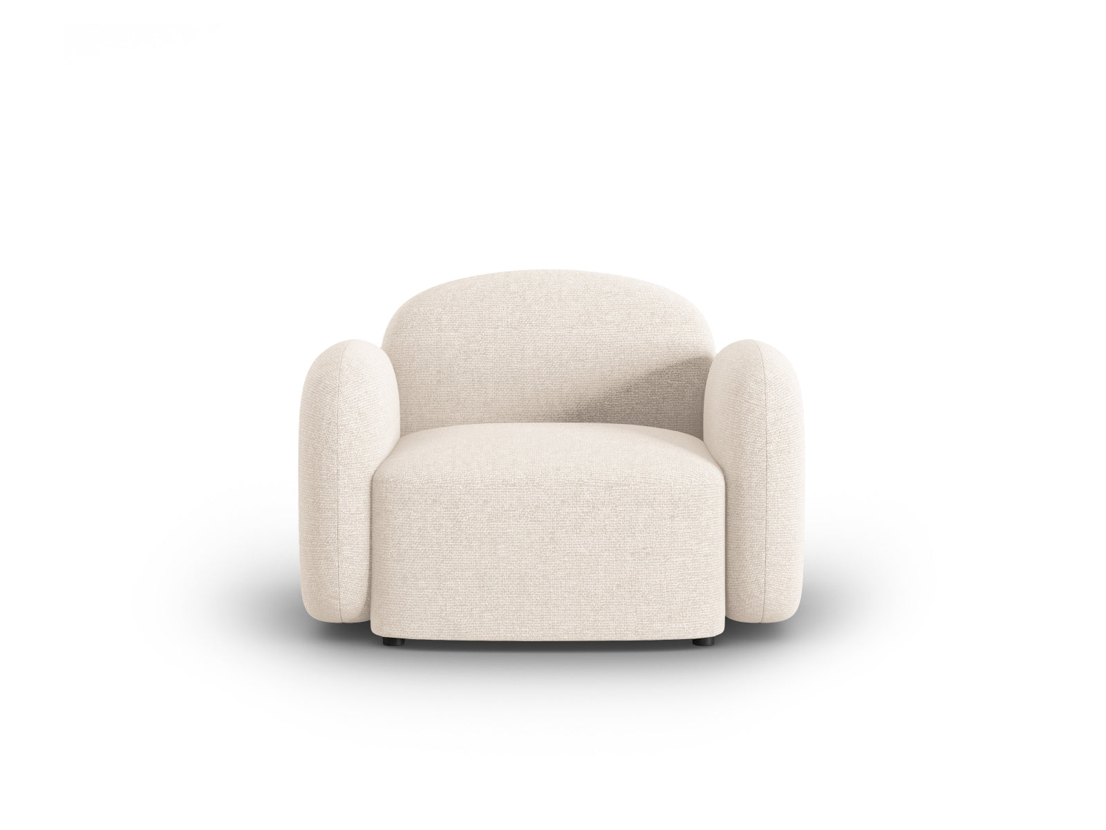 Blair Sessel 1 Sitzer in Light Beige Melange präsentiert im Onlineshop von KAQTU Design AG. Sessel ist von Micadoni