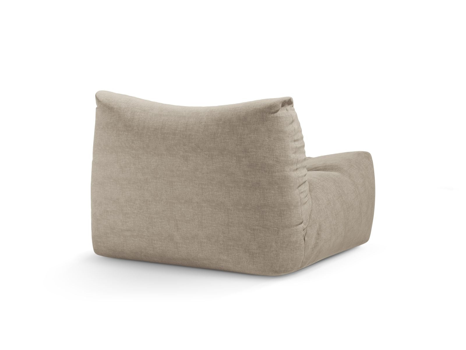 Eleganter 1-Sitzer Sessel Tove in sanftem Beige, ideal für entspannte Stunden und geschmackvolle Einrichtungsideen.