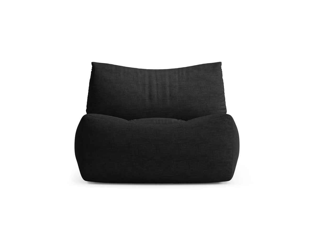 1-Sitzer Sessel Tove in Black-Boston präsentiert im Onlineshop von KAQTU Design AG. Sessel ist von Micadoni