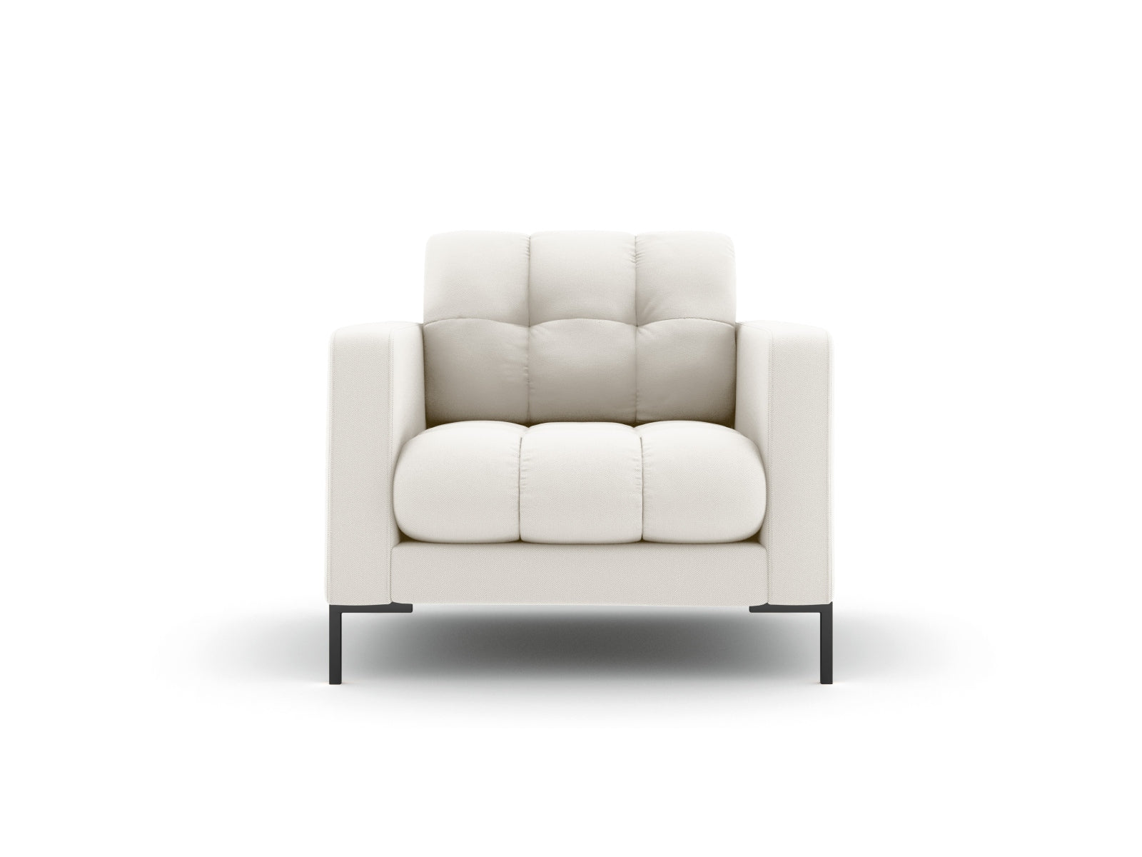 Mamaia Sessel 1 Sitz in Light Beige/Schwarz präsentiert im Onlineshop von KAQTU Design AG. Sessel ist von Micadoni