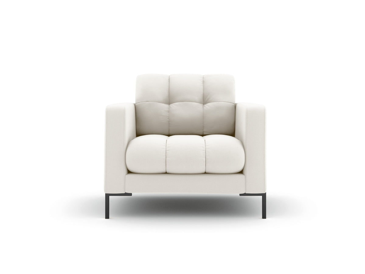 Mamaia Sessel 1 Sitz in Light Beige/Schwarz-Neve präsentiert im Onlineshop von KAQTU Design AG. Sessel ist von Micadoni